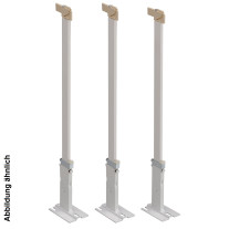 Viessmann Standkonsolen PK1 für Rohboden, 3er Set für Universal- und Mittelanschlussheizkörper Typ 21, 22, 33 7663208