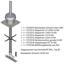 Viessmann Paket Abgassystem Schacht, rla D=60 mm aus PPs ZK00337