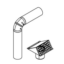 Viessmann Außenwandblende kompakt DN160 (EPP) ZK01840