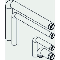 Viessmann Anschluss-Set AP nach rechts 1 Heizkreis ZK06403