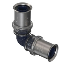 Wavin Winkel Tigris K5 25mm, 90 Grad 3079770 Mehrschicht-Verbundrohr, universell einsetzbar
