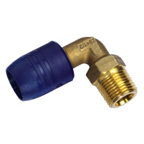 Wavin smartFIX Metall-Übergangwinkel AG 90 Grad 20mm 1/2'' 4013602 Mehrschicht-Verbundrohr, universell einsetzbar