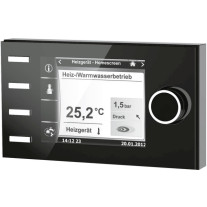 Wolf Bedienmodul BM-2 ohne Außenfühler schwarz, für Regelungssystem WRS 2745306