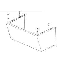 Wolf Verrohrungsverkleidung für Gasbrennwertthermen CGB-2 8614255