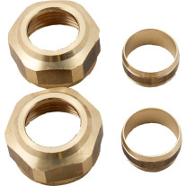 Wolf Klemmringverschraubung 2x22mm für Solarpumpengruppe 20E 2483530