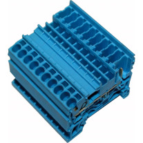 Wolf Reihenklemme steckbar X-COM S2,5, blau 2744942