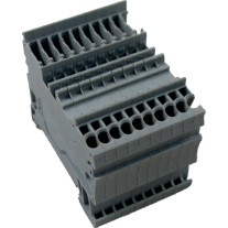 Wolf Reihenklemme steckbar X-COM S MINI 1 grau 2744948