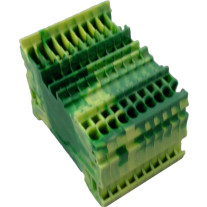 Wolf Reihenklemme steckbar X-COM S MINI 1 grün/gelb 2744950