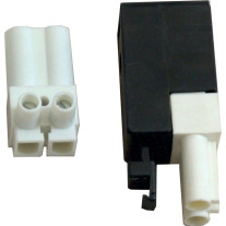 Wolf Stecker/Buchsen-Teil 2-polig Weiß 2794017