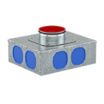 Kermi x-well Verteiler VMR1, rund NW125, 8-fach Y2202000020K