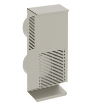Kermi x-well Wetterschutzgitter, doppelt NW 125, senkrecht, RAL9016 Y2401125005K