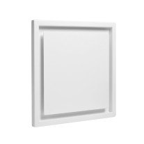 Kermi x-well Zu-/Abluftdurchlass SEA301 quadratisch aus Metall, weiß, NW 125 Y2403125005K