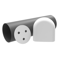 Kermi x-well D11 Rohbauset Einschubrohr 500mm, Außenblende, 2 Putzdeckel Y3502011001K