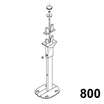 Kermi Universalkonsole Konvektor L=800mm, weiß ZB00180002