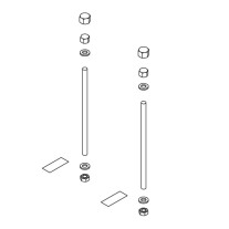 Kermi Befestigungs-Set Konvektor BH 210mm ZB00360003