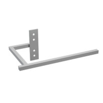 Kermi Handtuchbügel kurz RAL 9005 Abmessungen: 240mm, Tiefschwarz ZC01160006