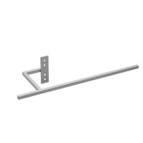 Kermi Handtuchbügel lang S600 Abmessungen: 440mm, Strukturweiß ZC01160007