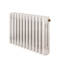 Zehnder Röhrenradiator Charleston Completto 3-Säuler H: 26 L: 96,6cm, Modell 3026-21, weiß ZC130521B1C1000