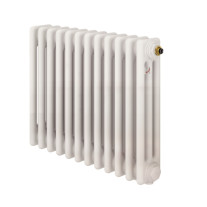 Zehnder Röhrenradiator Charleston Completto 6-Säuler H: 55 L: 294,4cm, Modell 6055-64, weiß ZC161864B1C1000
