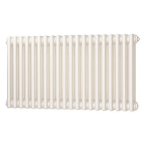 Zehnder Röhrenradiator Charleston Austausch 6-Säuler H: 56,6 L: 18,4cm, Modell 6057-04, weiß ZC362104B101000