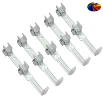 Zehnder Set SMB Wandkonsole, Sonderlack, 5xSMB 40 für Charlestion-Heizkörper Höhe 370 bis 484mm 173839