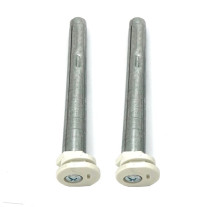 Zehnder Set BKE, 2x BKE 160mm verzinkt, Kunststoff weiß 766232
