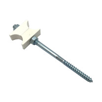 Zehnder Halter TKK zum Anschrauben Kunststoff weiß/verzinkt 784100