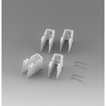 Zehnder Set CVD2, 6x CVD2 weiß RAL 9016, für Zehnder Nova 795621