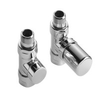 Zehnder Ventilkörper Set C Durchgangsform chrom mit M30x1,5 Gewindeanschluss für Thermostatkopf 838948