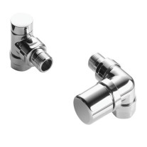 Zehnder Ventilkörper Set G Winkeleckform rechts, weiß mit M30x1,5 Gewindeanschluss für Thermostatkopf 838981