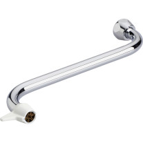 Ideal Standard Rohrauslauf Spezialarmaturen, 200mm, mit Handschutz, chrom B960076AA