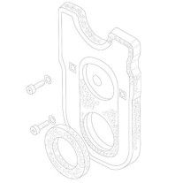 Buderus Wärmeschutz Brenner-Tür G105 63002499
