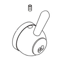 Hansgrohe Griff Axor Carlton Wandarmatur chrom/gold optik 17491090