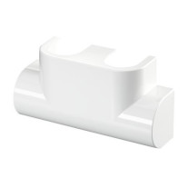 Oventrop Design Abdeckung für ''Multiblock T'', Eckform, weiß 1184096