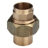 Viega Verschraubung Rotguss 94330 flachdichtend in 18mm 122249