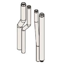 Viessmann Anschluss-Set AP nach oben, 1 Heizkreis ZK06401