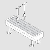 Kermi Fensterbankträger-Set 2 für Typ 43/44/54/55, weiß ZM00030001