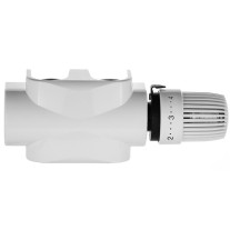 Kermi eccolution Einrohrhahnblock rechts, Unterbau mit Thermostatkopf DX ZV01020001