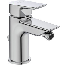 Ideal Standard Bidetarmatur Tesi, mit Ablaufgarnitur Ausladung 95mm, chrom A6579AA