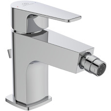 Ideal Standard Bidetarmatur Cerafine D mit Ablaufgarnitur, Ausladung 124mm, chrom BC691AA