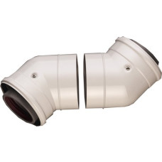Bosch 2 Doppelrohrbögen 45 Grad d: 80/125mm Abgaszubehör AZB 1041 7719003700