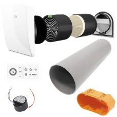 Bosch Paket dezentrale Lüftung JUPA VE203 Einfamlienhaus (160m2 Wohnfläche) 7739615250