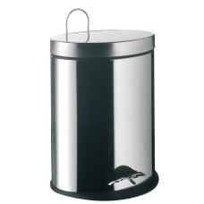 Emco Abfallbehälter System2 Standmodell, oval 5 liter edelstahl 355300004 