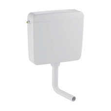 Geberit AP127 AP-Spülkasten, Spül-Stopp-Spülkasten tiefhängend, Wasseranschluss links/mitte/rechts, weiß-alpin, verschr. 127.014.11.1