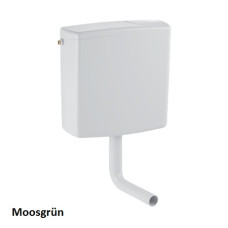 Geberit AP140 AP-Spülkasten Spül-Stopp-Spülkasten tiefhängend, Wasseranschluss links/mitte/rechts, moosgrün 140.000.04.1