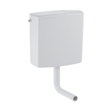 Geberit AP140 AP-Spülkasten Spül-Stopp-Spülkasten tiefhängend, Wasseranschluss links/mitte/rechts, weiß-alpin 140.000.11.1