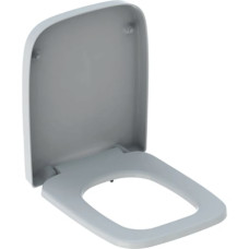 Geberit Renova Plan WC-Sitz, eckiges Design weiß, Befestigung von unten 572110000