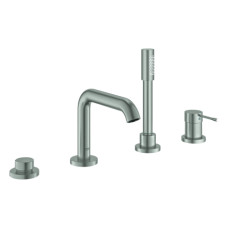 Grohe 4-Loch-Einhand-Wannenkombination Essence supersteel 25251DC1