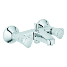 Grohe Costa 2-Griff-Wannenbatterie chrom DN15 Wandmontage 25450001