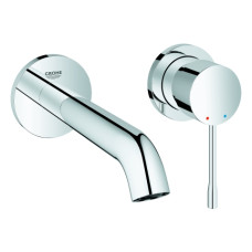 Grohe 2-Loch-Waschtisch-Wandbatterie Essence chrom Fertigmontage-Set Ausladung 183mm 29192001